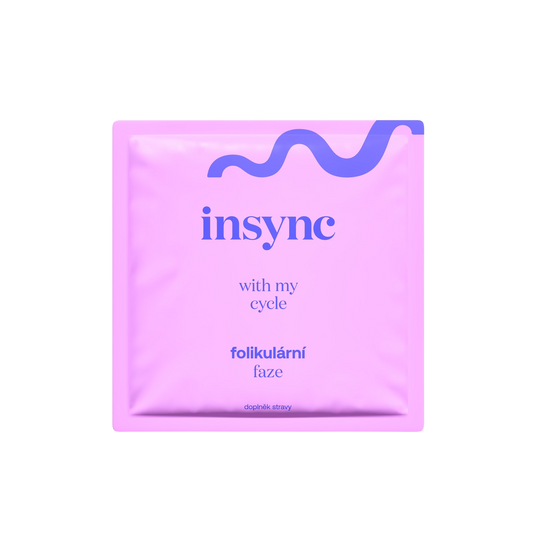 Sáček Folikulární fáze — InSync with my Cycle